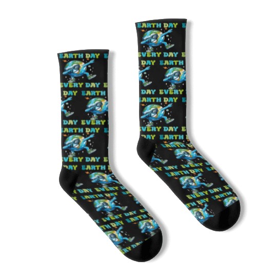 Earth Day Every Day Socks