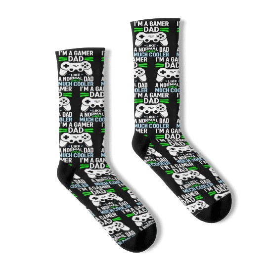 Gamer Dad Socks – Funny Father's Day Gift