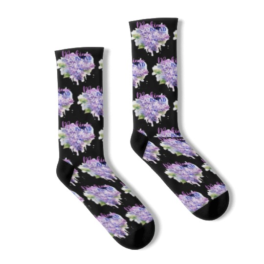 Mackinac Island Michigan Lilacs Lilac Festival Sta Socks
