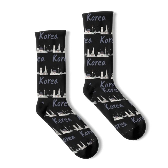 Korea | Minimalist Korean Aesthetic Typography Des Socks