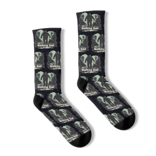 THE WALKING DAD IS REAL Socks