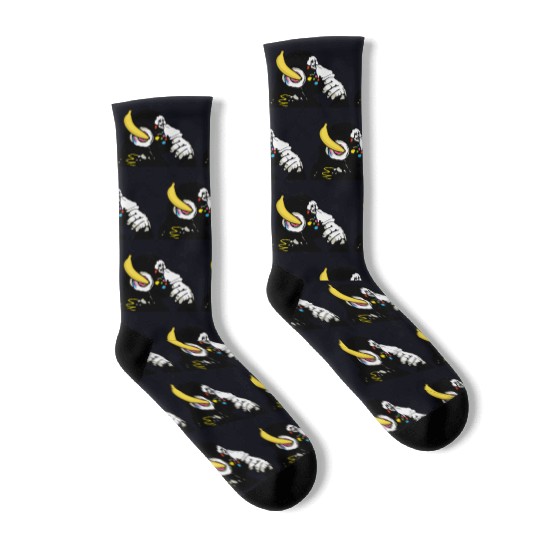 DJ chimpanzee , Banana headphones Socks