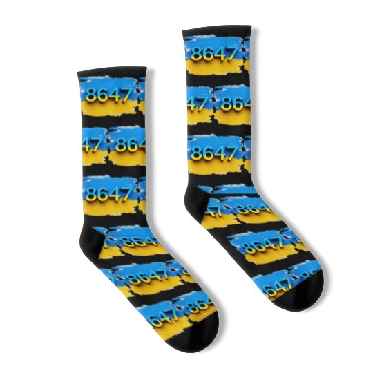 8647 Ukraine Socks