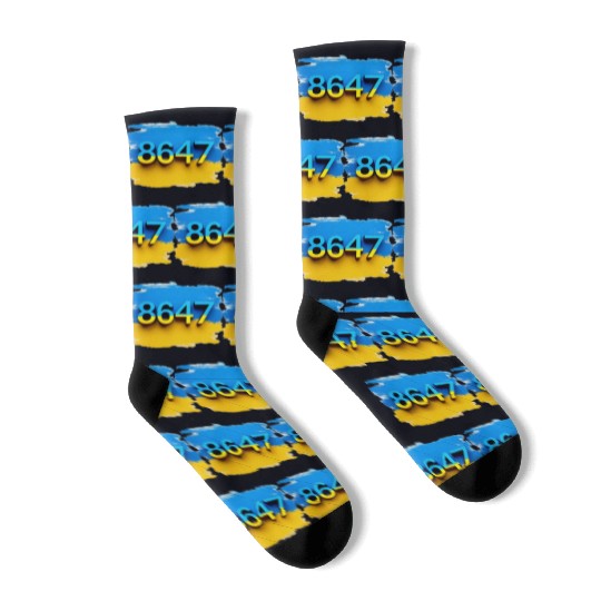 8647 Ukraine Socks