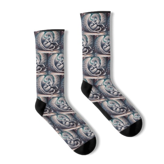 “Mother Beast + Cub” - Happy Mother's Day Socks
