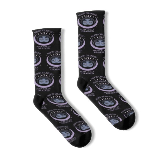 Witchy Book Club Pagan Reader Occult Fiction Coven Socks