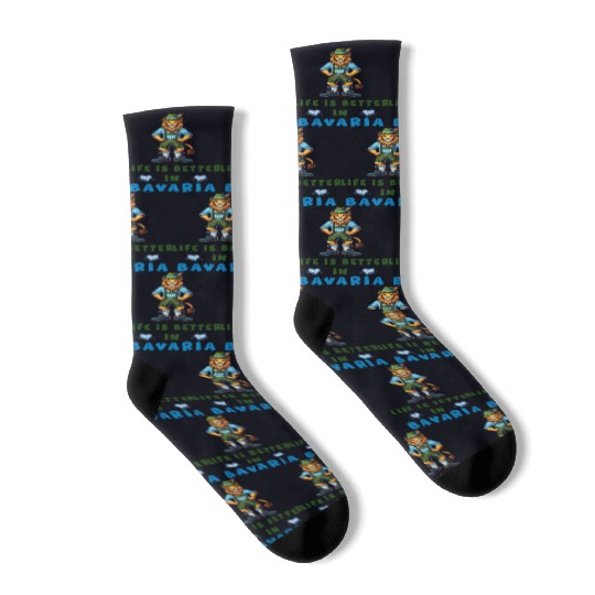 Bavarian Lion Socks