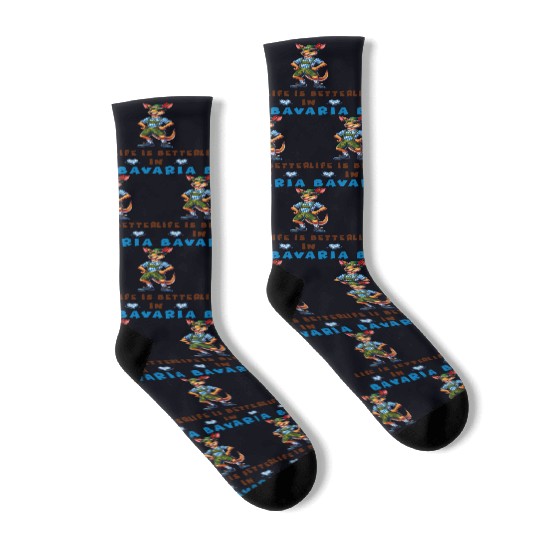 Bavarian Kangaroo Socks