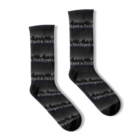 Starry Night Metal Black Socks