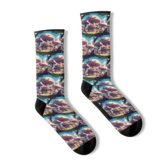Life Beneath the Mushrooms Socks