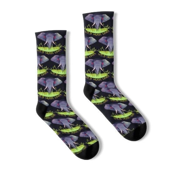 Boom the Bass Elephant Socks