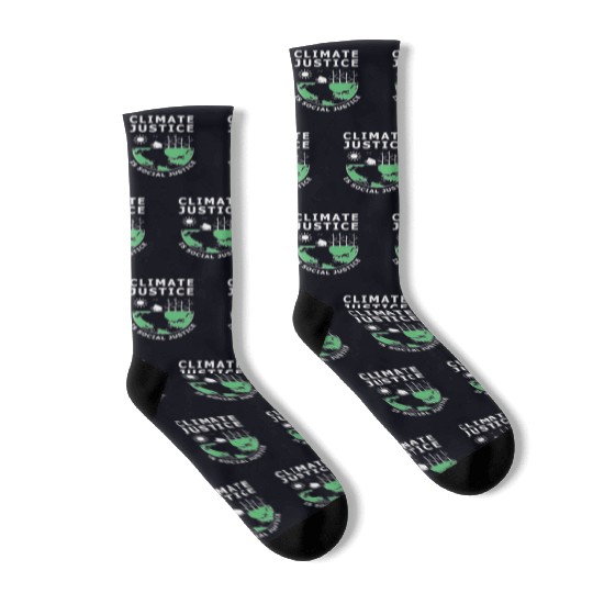 Climate Change Science Earth Day Socks