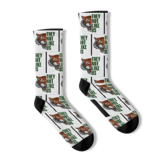 Fearless Tiger - They Not Like Us Socks
