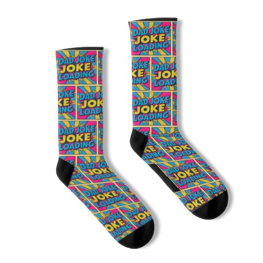 Dad Joke Loading Socks