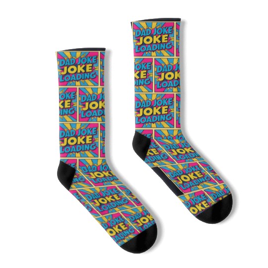 Dad Joke Loading Socks