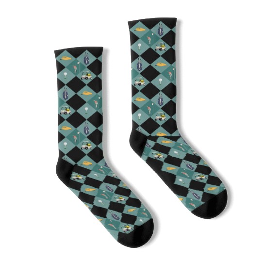 Golf Dad Design for Father’s Day, Iconic Golf Socks