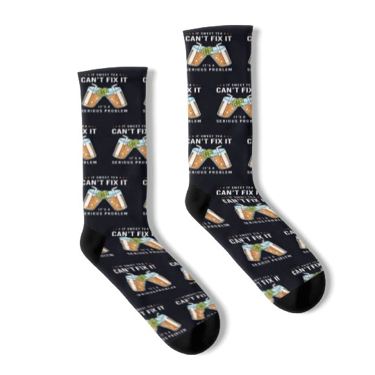 Sweet Tea Lover Drinker Socks