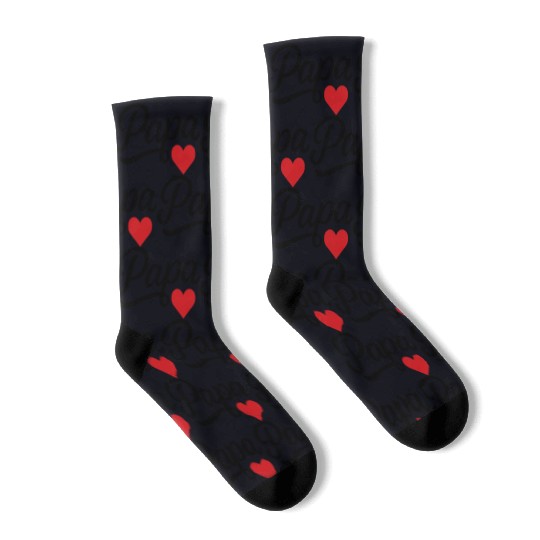 Papa  | Cute Father's Day Gift | Love Dad Socks