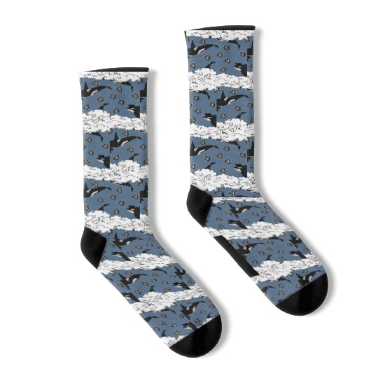 Orca Galaxy Patrol Socks