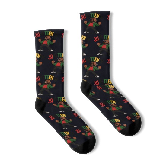 Say Juneteenth 1865 Socks