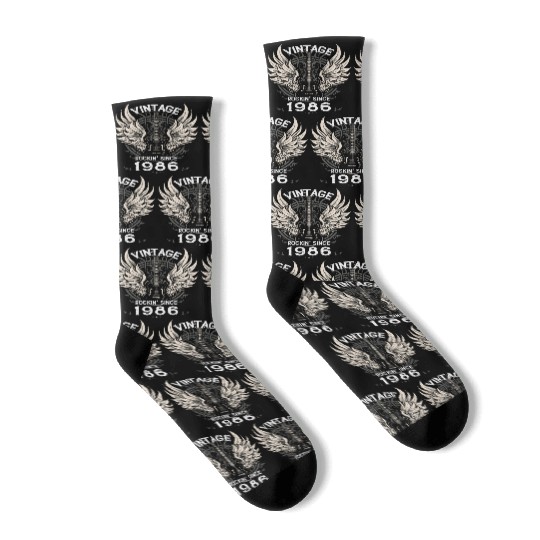 Vintage Rockin' Since 1986, 39 Years of Legendary Socks