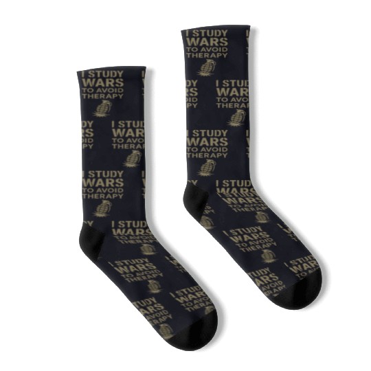 Military Historian Battlefield Research War Socks