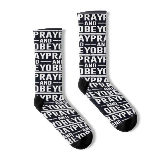 Keep Calm and Pray to Jesus Socks | Christian