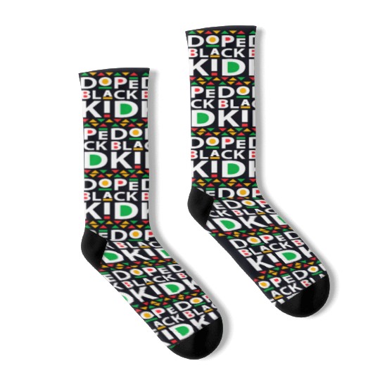 Dope black kid black history month Socks