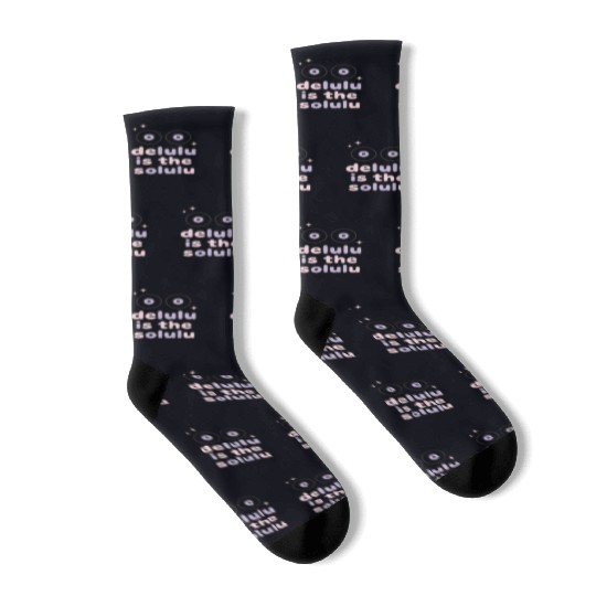 Delulu Eyes – TikTok Core Energy Socks