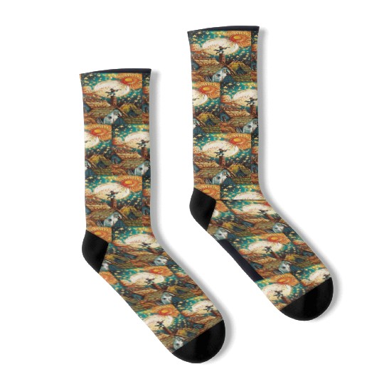 Twilight Troubadour Socks
