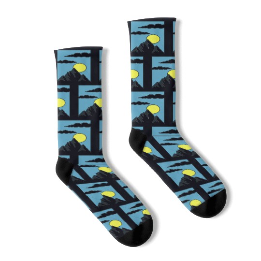 Sunrise Mountain Peak Socks