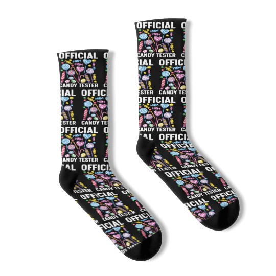 Official Candy Tester Lollipop Sweets 01 Socks