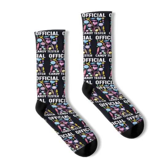 Official Candy Tester Lollipop Sweets 01 Socks