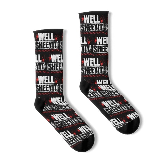 Funny Well Sheeyit Socks