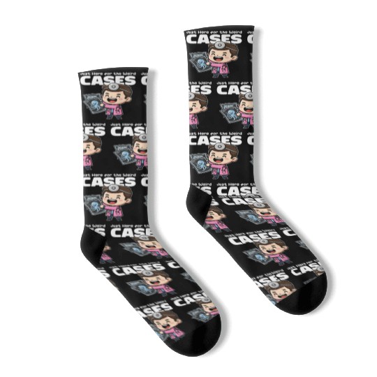 JUST HERE FOR THE WEIRD CASES - DOCTOR GIFT Socks