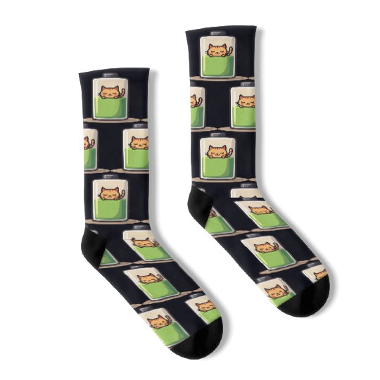 Cat Nap Battery Socks