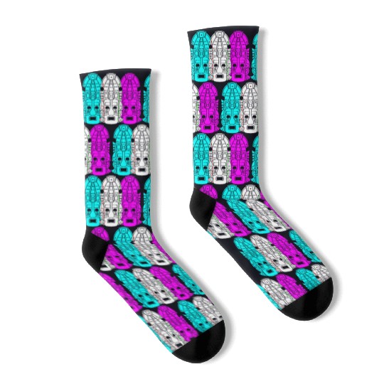 Mayan And Aztec Symbol Aztec Inca Socks