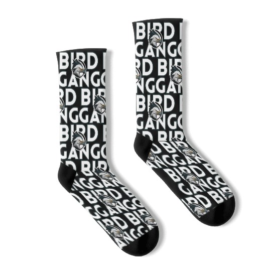 Eagle Head Bird Gang Logo Design Socks