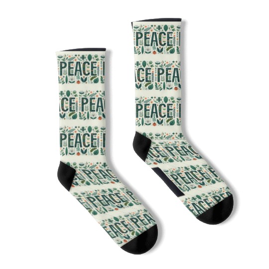 Peaceful Botanical  Socks