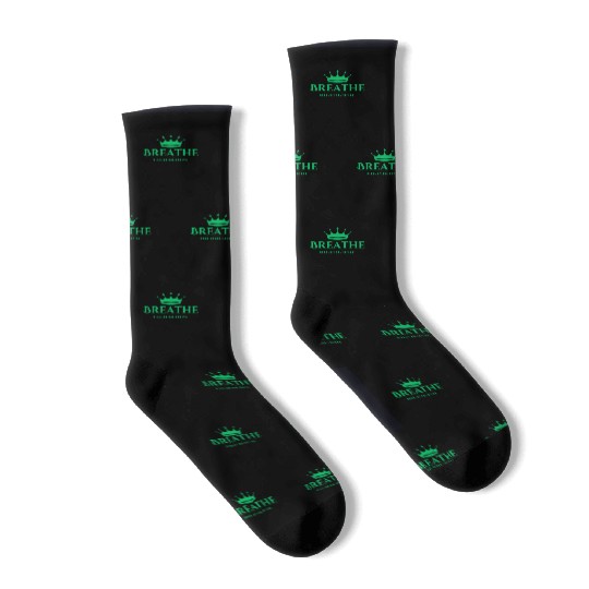 Breathe Rise Grind Thrive Flow Socks