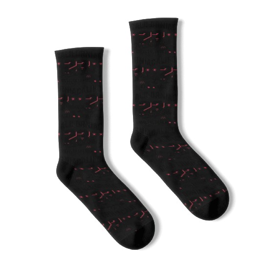 California Los Angeles College League Emblem Socks