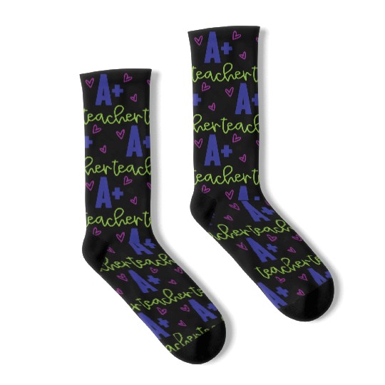 A+ Teacher – Appreciation Gift Socks