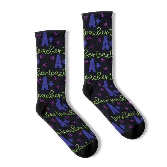 A+ Teacher – Appreciation Gift Socks