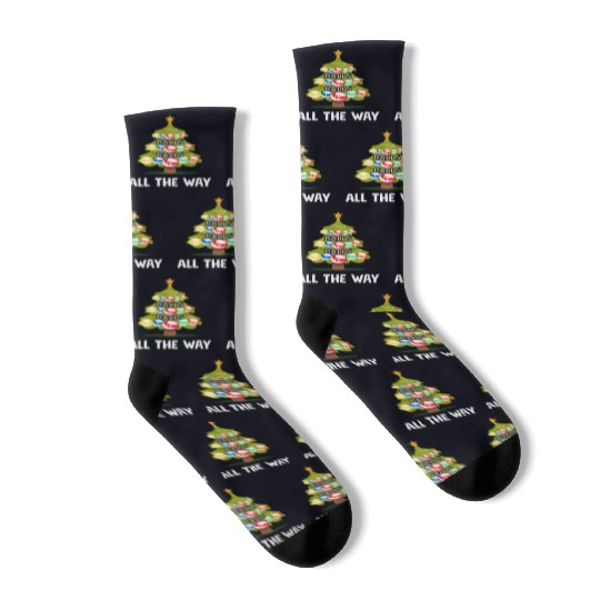 Bingo Balls All The Way Tree Fun Socks