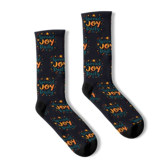 Joyful Spread Celebratory Design Socks