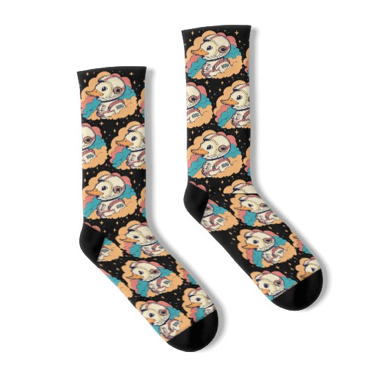 Space Duck Socks