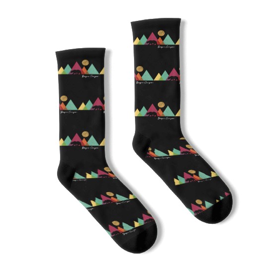 Bryce Canyon National Park Colorful Bear Mountains Socks