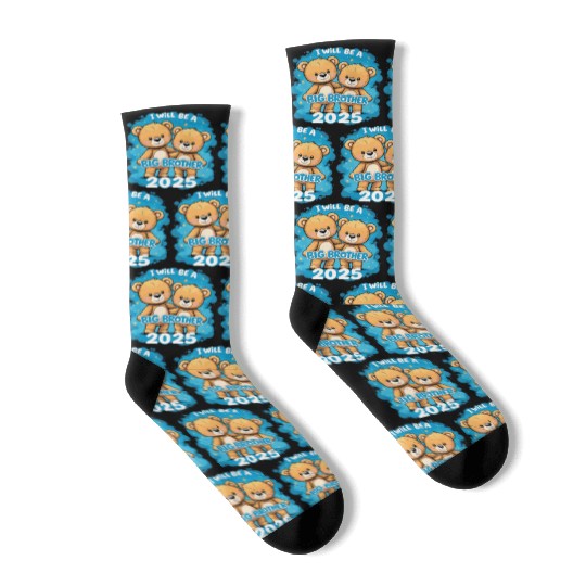 I Will Be Big Brother 2025 Teddy Bear Socks