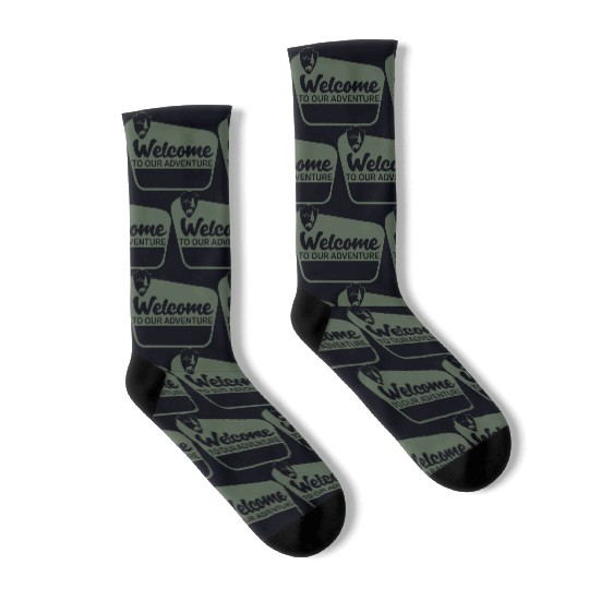 Nature-Inspired Wilderness Trek Design Socks
