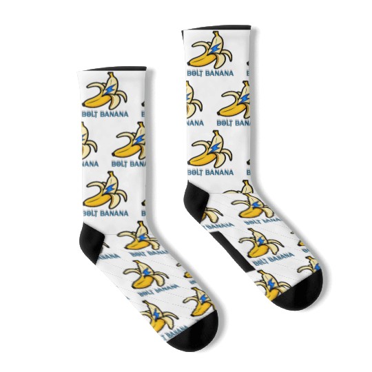 Bolt Banana Socks